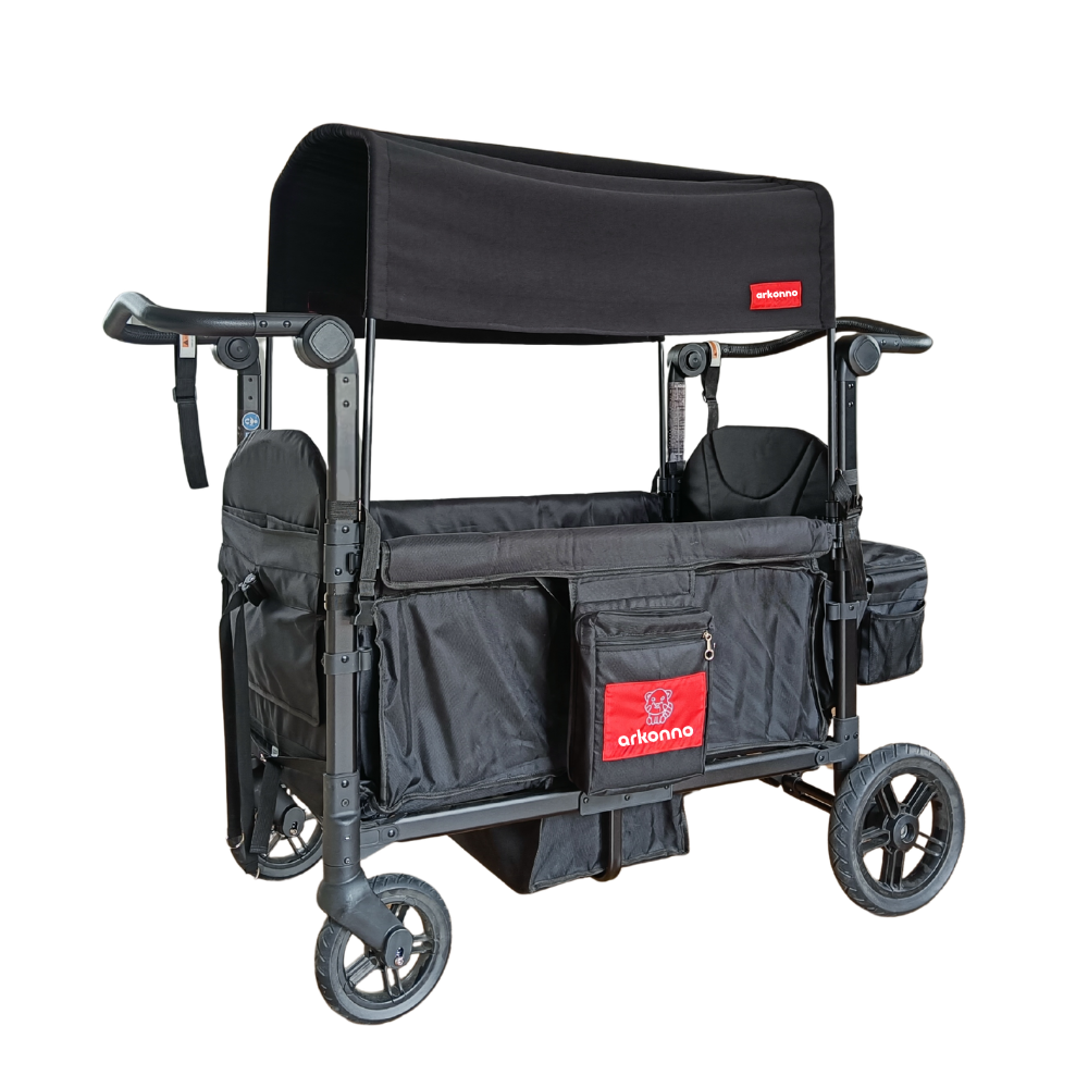 Arkonno premium stroller wagon for 2 kids from age 6 months plus